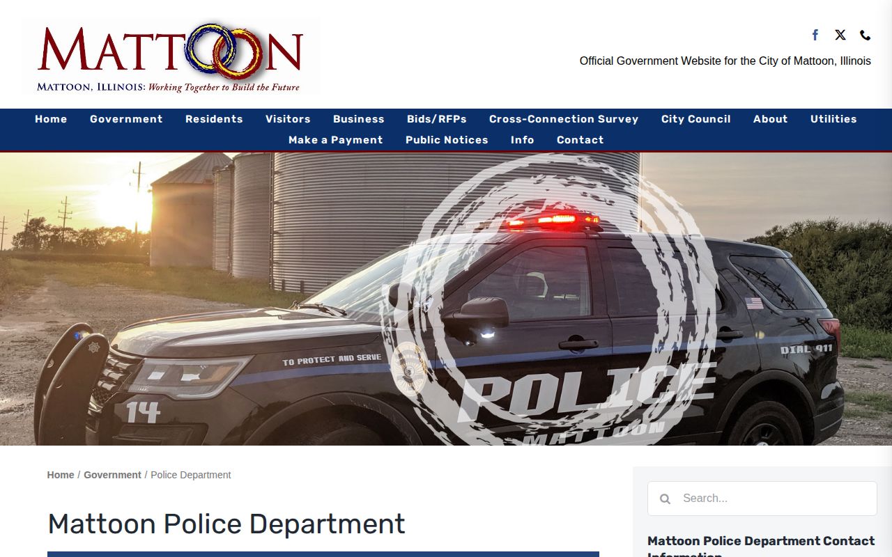 Mattoon Police source for Mattoon recent arrests and records