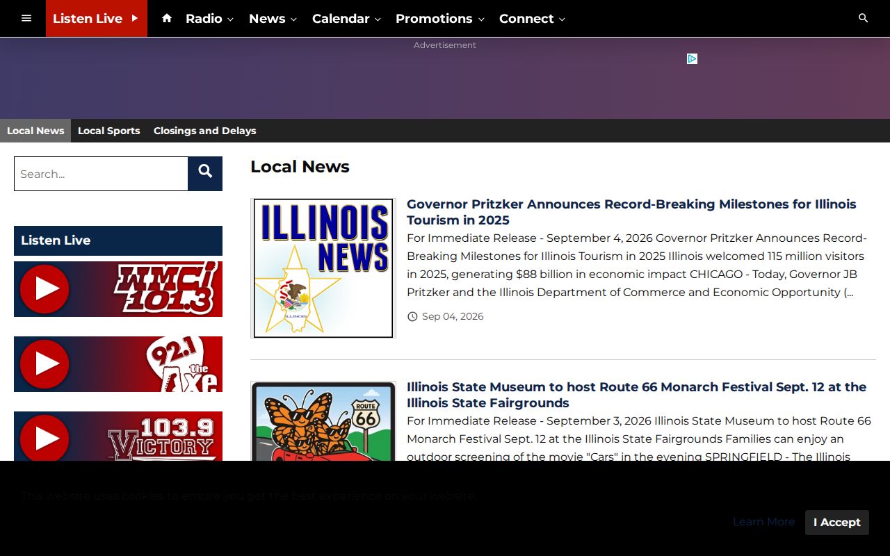 Coles County local news arrest coverage page
